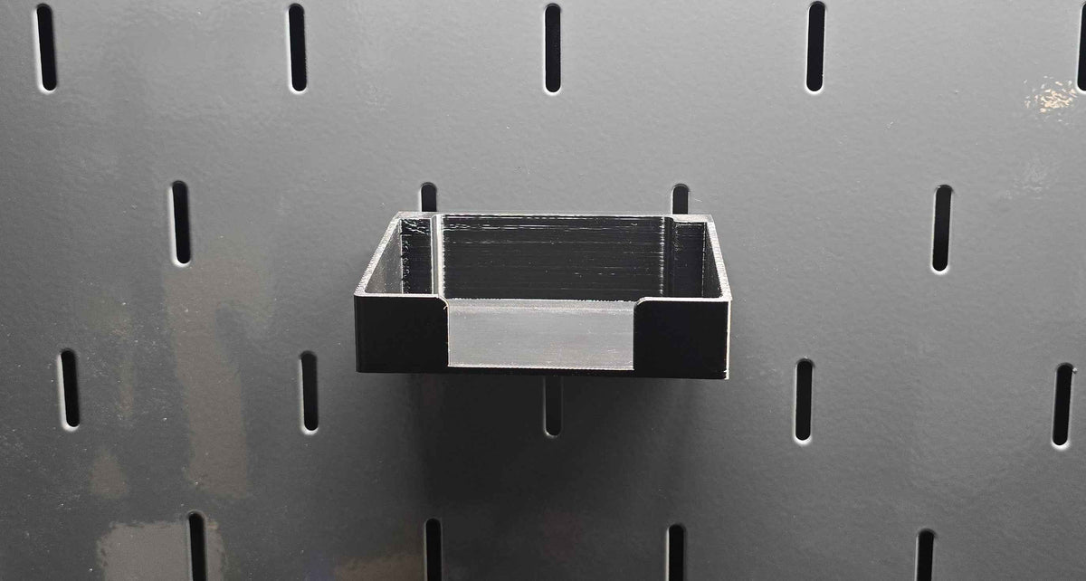 Tape Measure Mount for US General & ICON Hutch Pegboard – Fits DeWalt DWHT36925