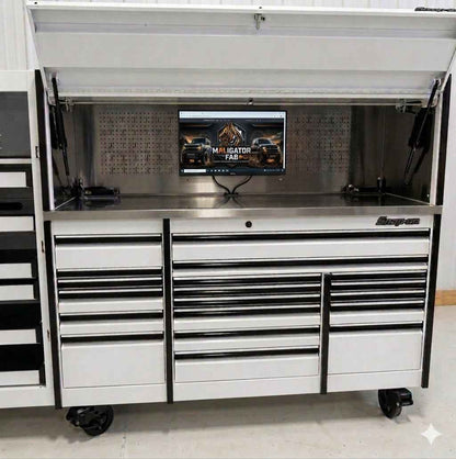 Monitor Mount for Snap-on Hutch Slot