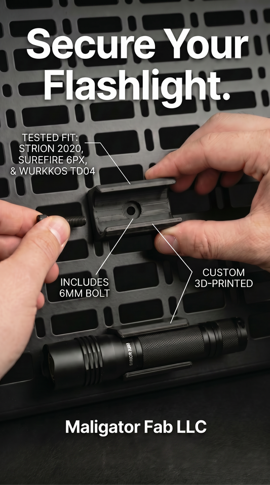 Flashlight Molle Mount