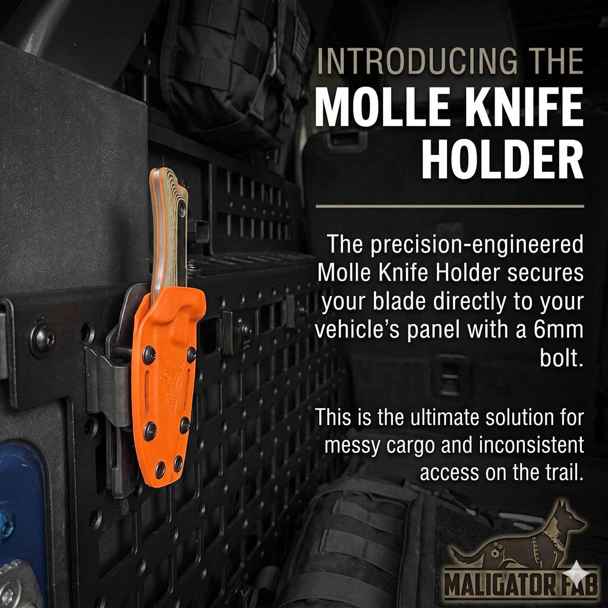 Molle Knife Holder – Belt Sheath Holder for Molle Panels