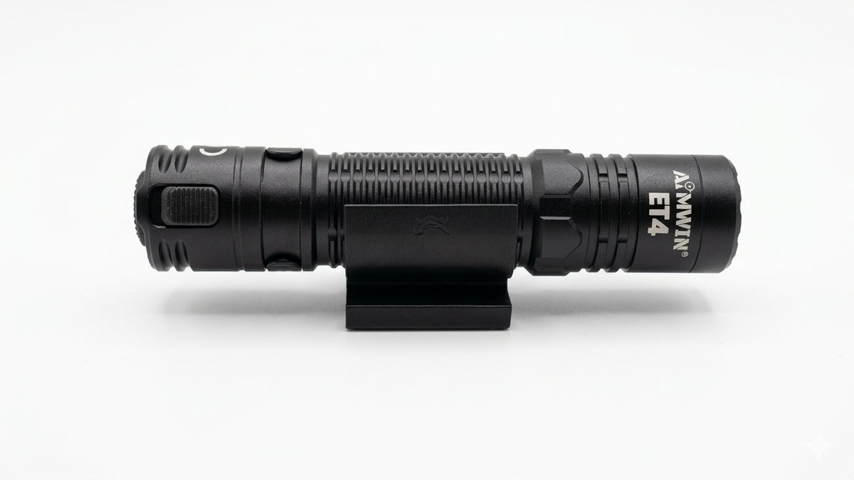 MOLLE Flashlight Mount – 0.88" Aimwin ET4 Flashlight Holder for MOLLE Panels - Maligator Fab LLC