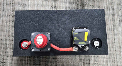 Group 31 LiFePO4 Battery Mount & Switch/Breaker Plate