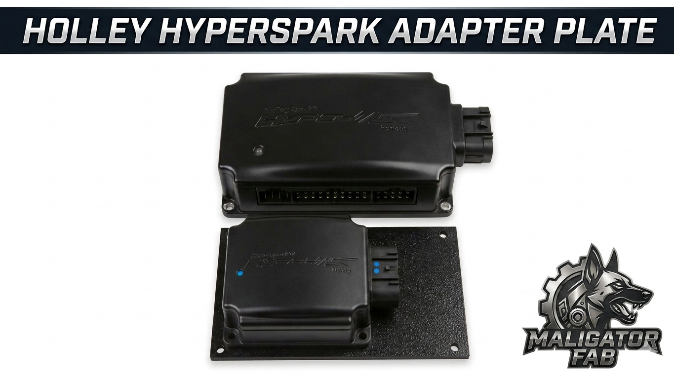 Holley Sniper Hyperspark to Sniper 2 Ignition Box Adapter Plate