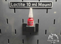 Loctite 10 ml Mount for US General/ICON Hutch Pegboard