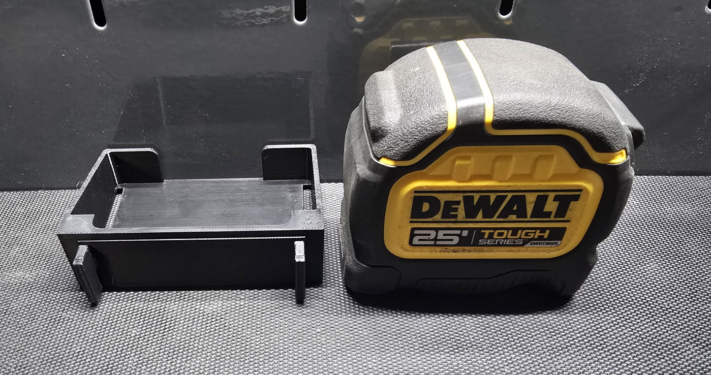 Tape Measure Mount for US General/ICON Hutch Pegboards