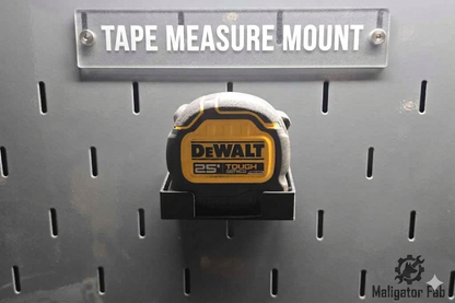 Tape Measure Mount for US General/ICON Hutch Pegboards