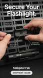 Flashlight Molle Mount