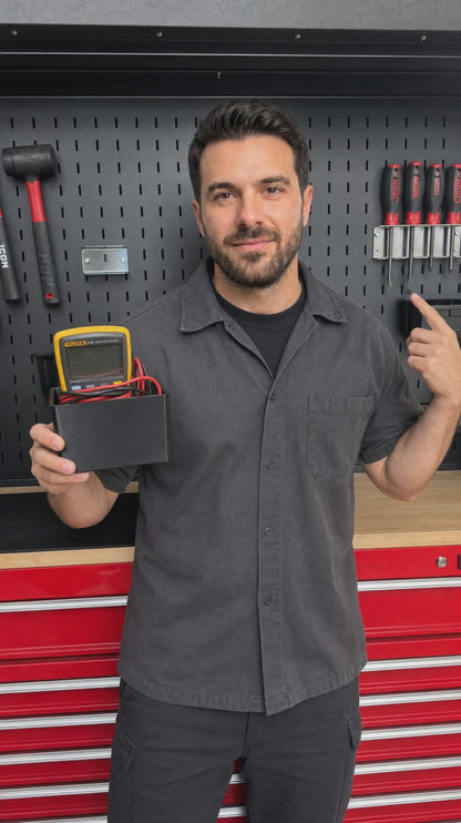Upgrade Your Workspace with the Fluke 17B+ Multimeter Mount for US General & ICON Hutch Pegboard